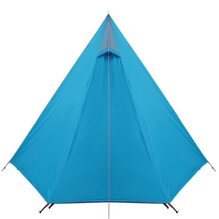 Tenda da Campeggio per 3 Persone Blu Impermeabile