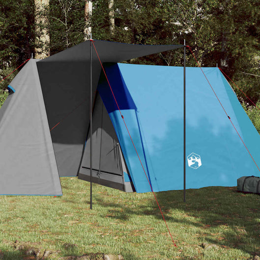 Tenda da Campeggio per 3 Persone Blu Impermeabile 94366