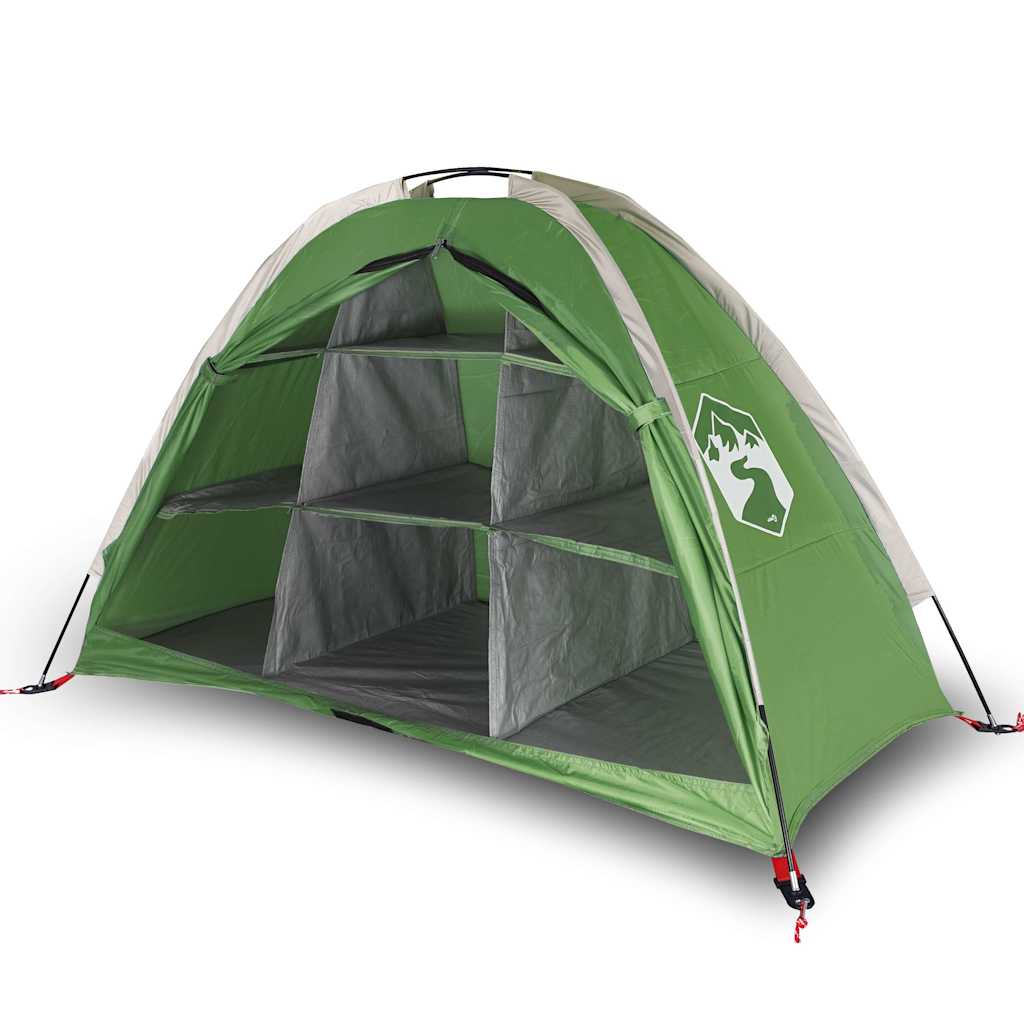 Tenda Portaoggetti con 9 Scomparti Verde Impermeabile 94374