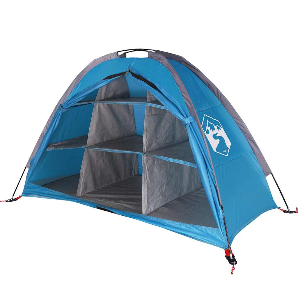 Tenda Portaoggetti con 9 Scomparti Blu Impermeabile 94375