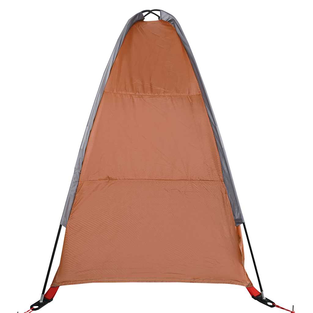 Tenda Portaoggetti 9 Scomparti Grigio e Arancione Impermeabile 94376