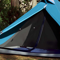 Tenda da Campeggio Tipi per 1 Persona Blu Impermeabile