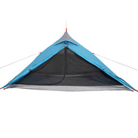 Tenda da Campeggio Tipi per 1 Persona Blu Impermeabile 94384
