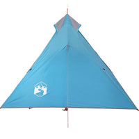 Tenda da Campeggio Tipi per 1 Persona Blu Impermeabile 94384