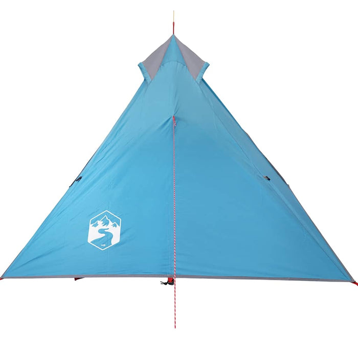 Tenda da Campeggio Tipi per 1 Persona Blu Impermeabile 94384