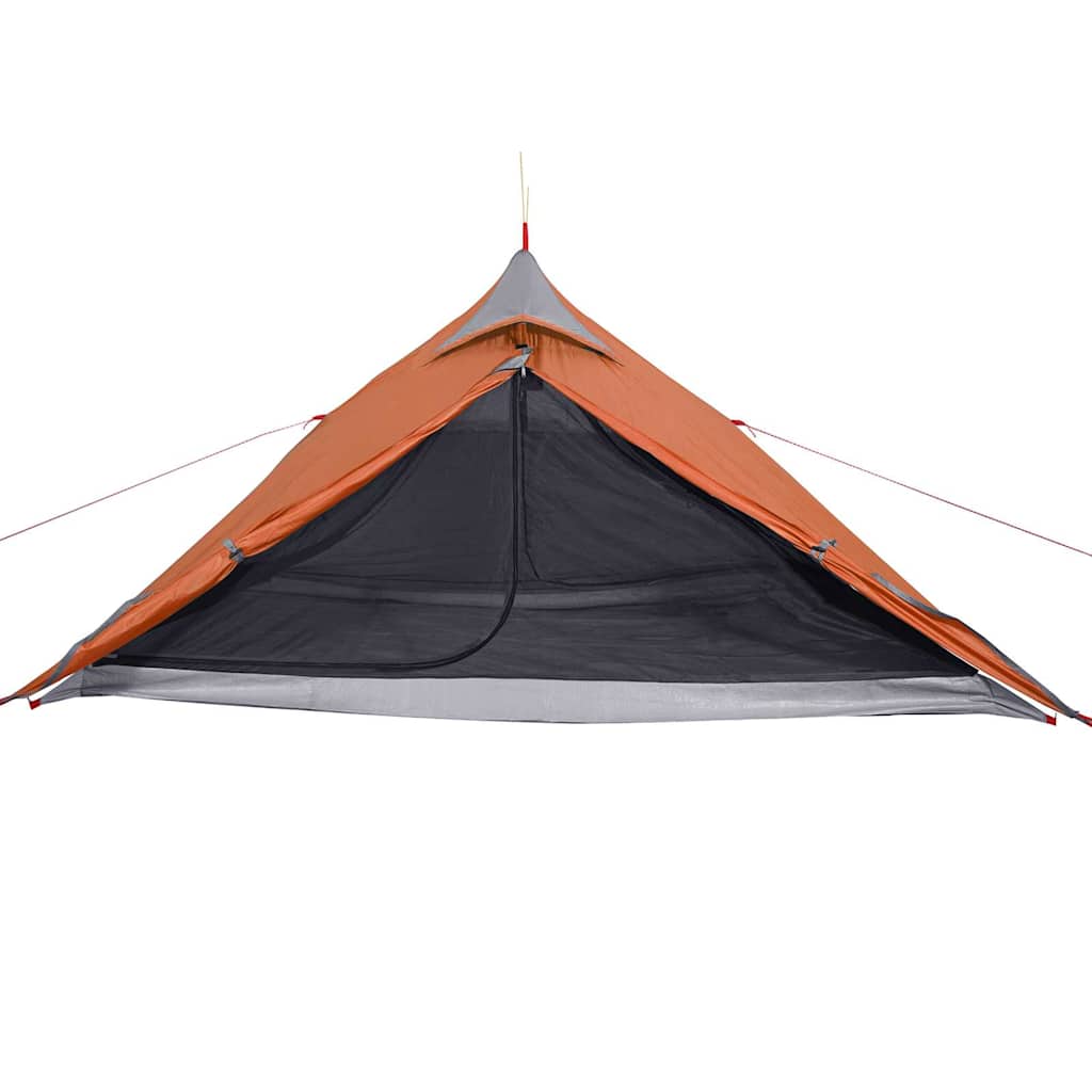 Tenda da Campeggio Tipi 1 Persona Arancione Impermeabile