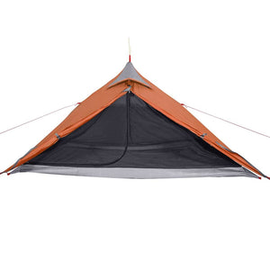 Tenda da Campeggio Tipi 1 Persona Arancione Impermeabile 94385