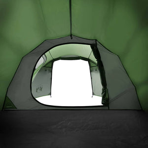 Tenda da Campeggio a Tunnel per 2 Persone Verde Impermeabile 94386