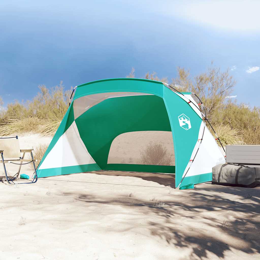 Tenda da Spiaggia Verde 274x178x170/148 cm in Poliestere 185T 94404