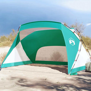 Tenda da Spiaggia Verde 274x178x170/148 cm in Poliestere 185T 94404