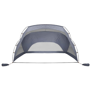 Tenda da Spiaggia Grigia 274x178x170/148 cm in Poliestere 185T 94405
