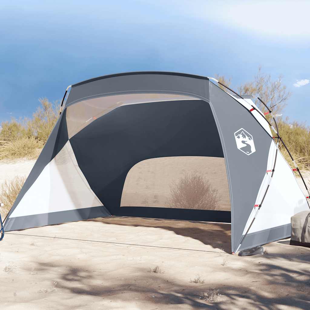 Tenda da Spiaggia Grigia 274x178x170/148 cm in Poliestere 185T 94405