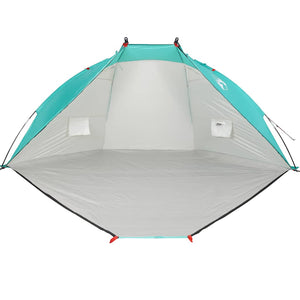 Tenda da Spiaggia Verde Mare 268x223x125 cm in Poliestere 185T 94407