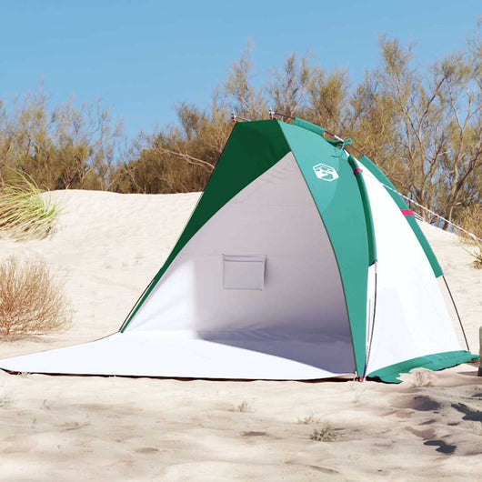 Tenda da Spiaggia Verde Mare 268x223x125 cm in Poliestere 185T 94407