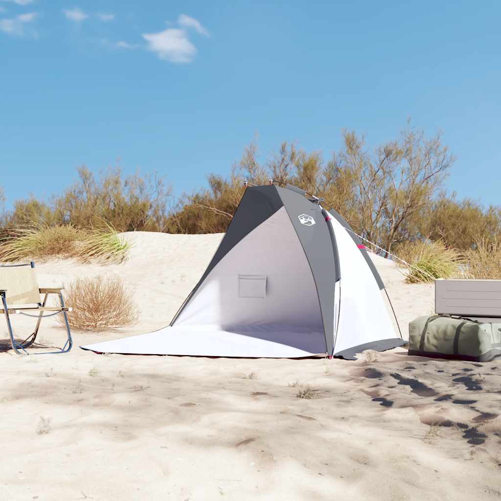 Tenda da Spiaggia Grigia 268x223x125 cm in Poliestere 185T 94408