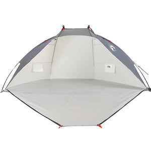Tenda da Spiaggia Grigia 268x223x125 cm in Poliestere 185T
