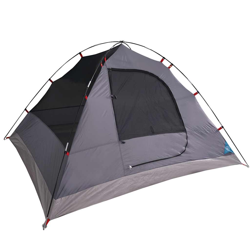 Tenda da Campeggio a Cupola per 3 Persone Blu Impermeabile 94410