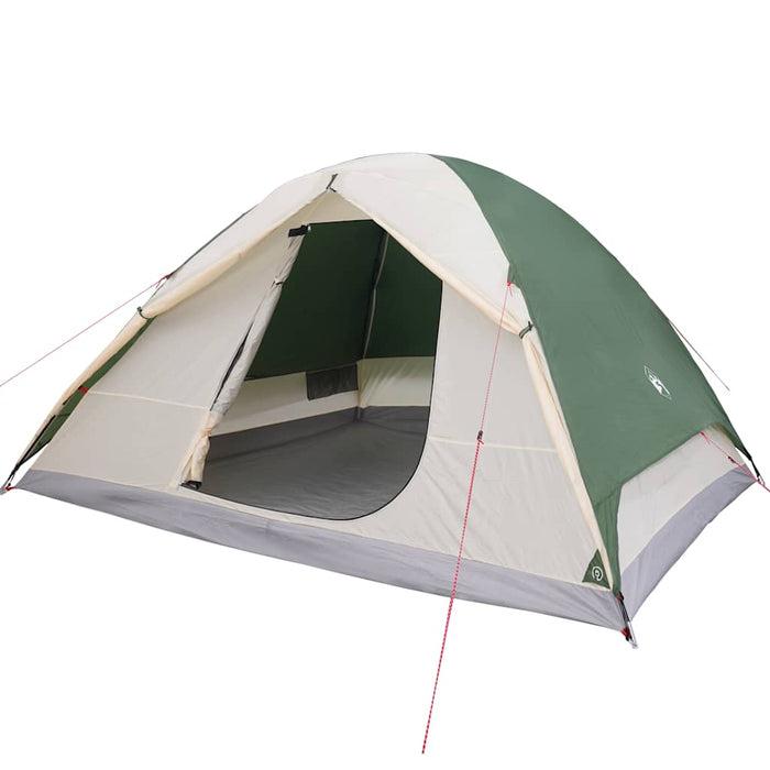 Tenda da Campeggio a Cupola per 6 Persone Verde Impermeabile 94412