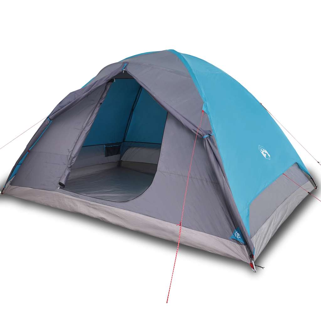 Tenda da Campeggio a Cupola per 6 Persone Blu Impermeabile 94413