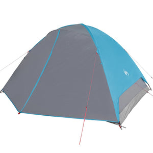 Tenda da Campeggio a Cupola per 6 Persone Blu Impermeabile 94413
