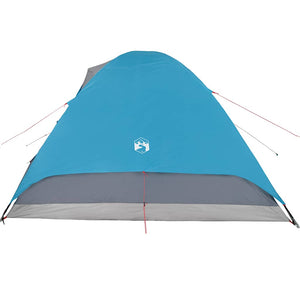 Tenda da Campeggio a Cupola per 6 Persone Blu Impermeabile 94413