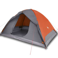 Tenda da Campeggio a Cupola 6 Persone Arancione Impermeabile 94414