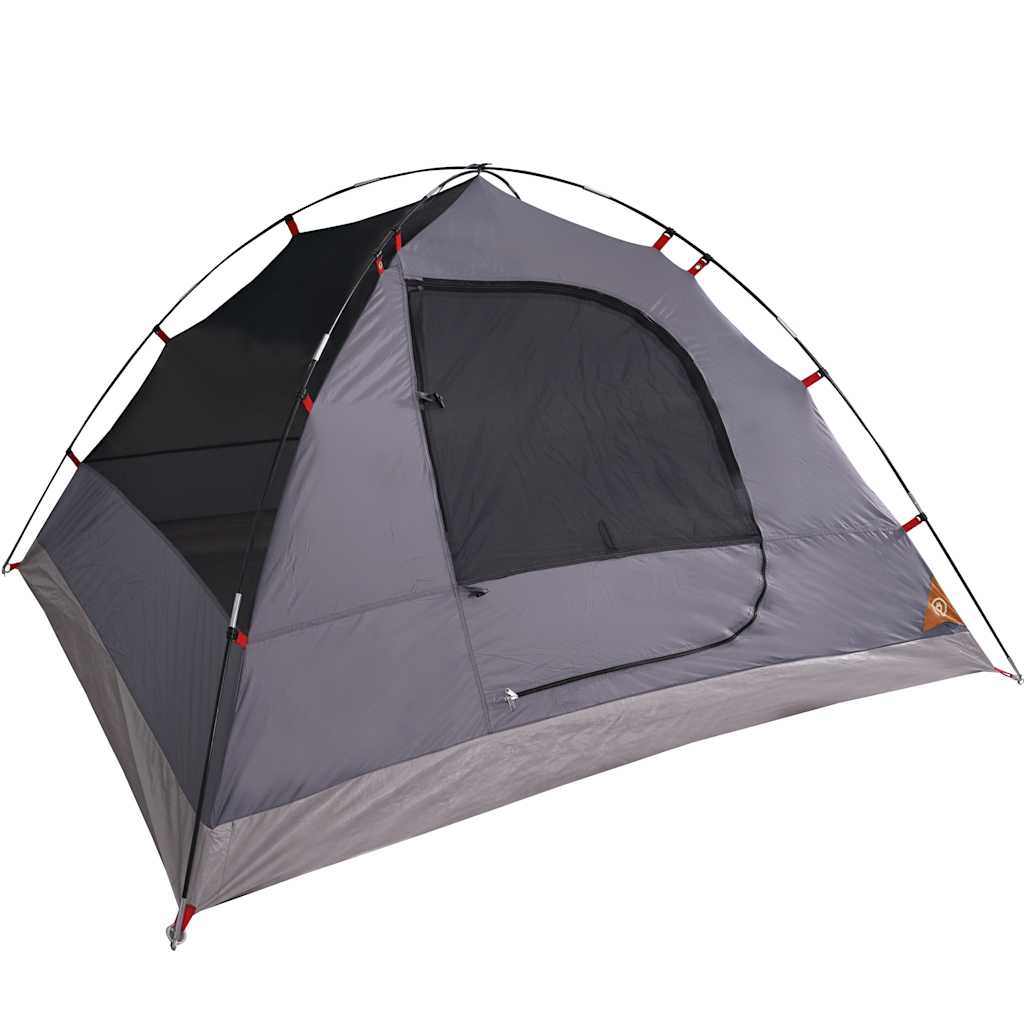 Tenda da Campeggio a Cupola 6 Persone Arancione Impermeabile 94414