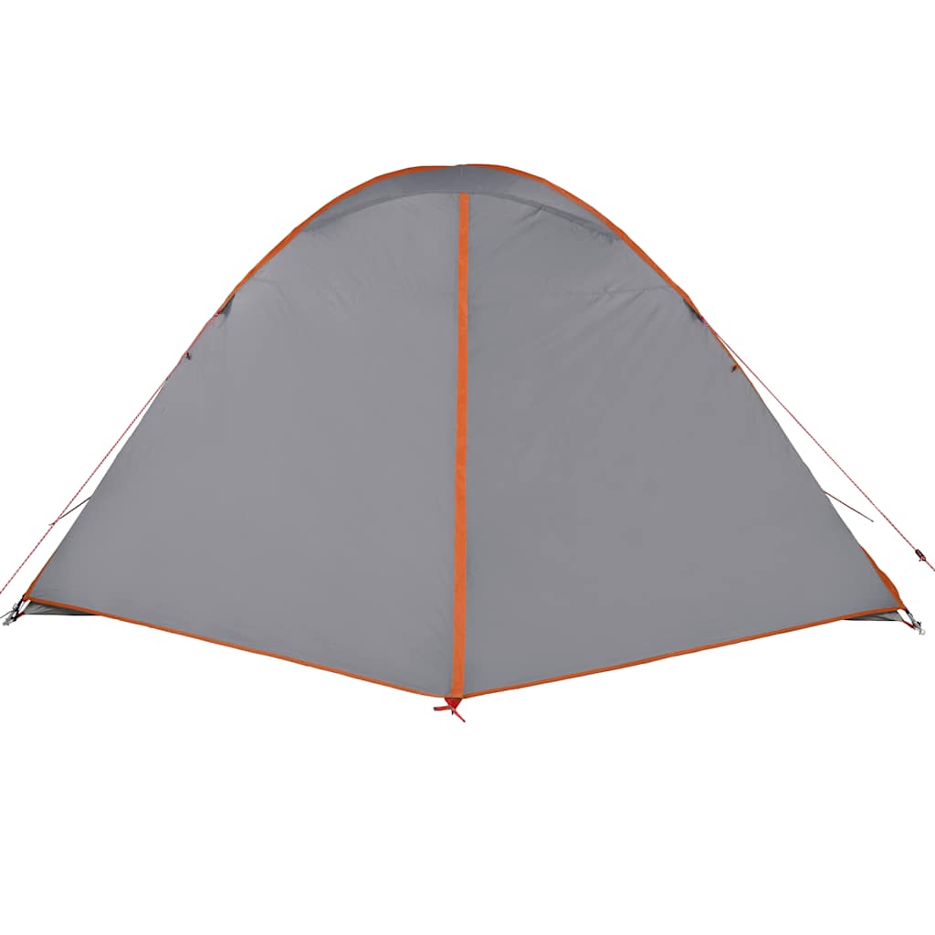 Tenda da Campeggio a Cupola 6 Persone Arancione Impermeabile 94414
