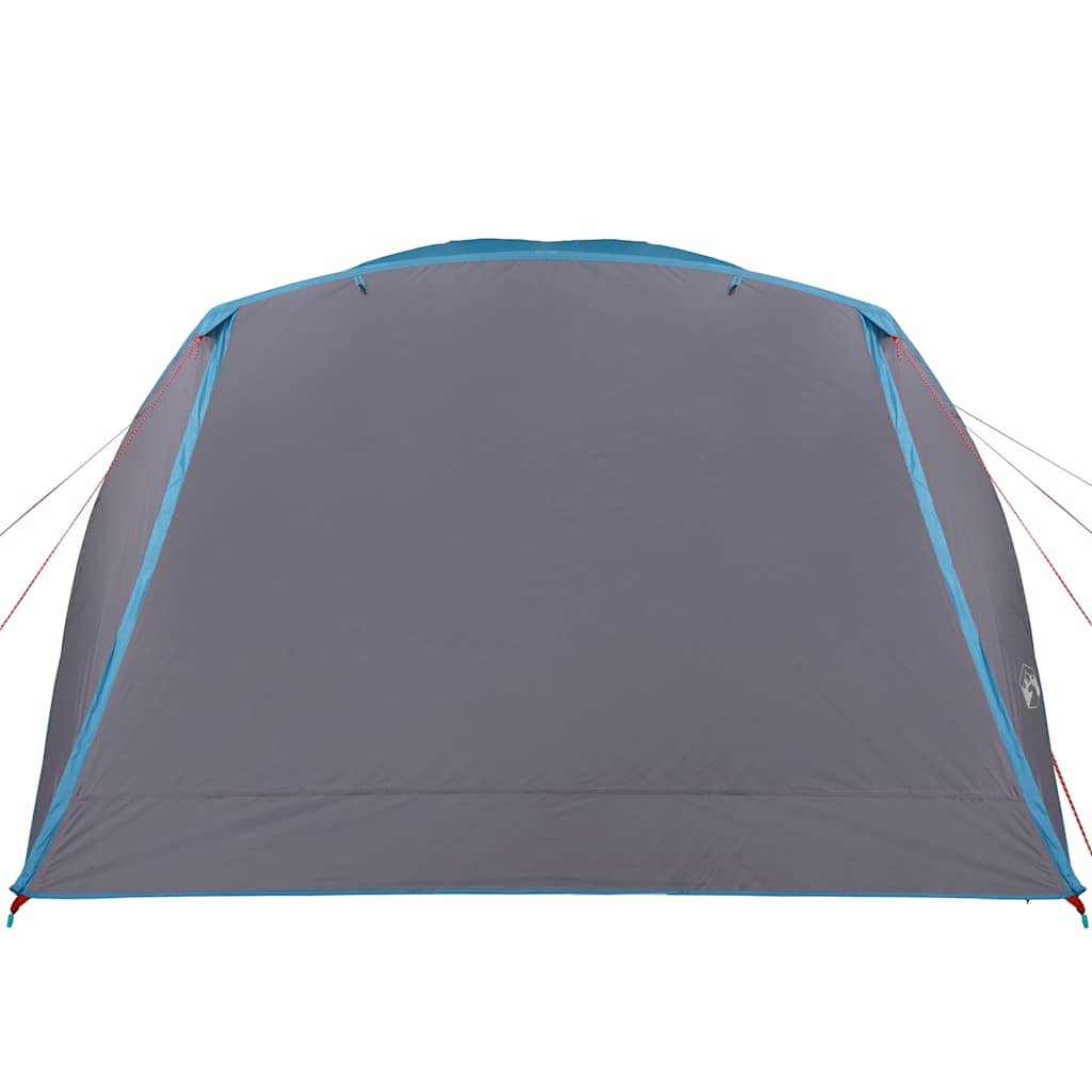 Tenda da Campeggio con Portico per 4 Persone Blu Impermeabile 94416