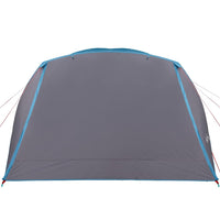 Tenda da Campeggio con Portico per 4 Persone Blu Impermeabile 94416