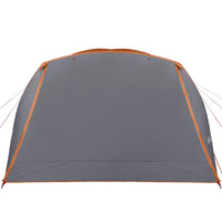 Tenda da Campeggio con Portico 4 Persone Arancione Impermeabile 94417