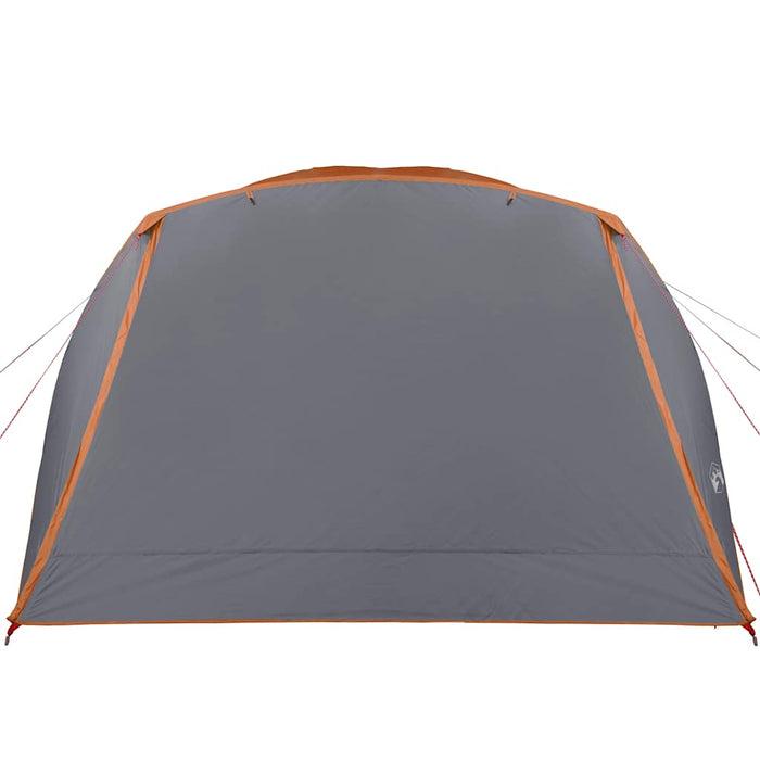 Tenda da Campeggio con Portico 4 Persone Arancione Impermeabile 94417