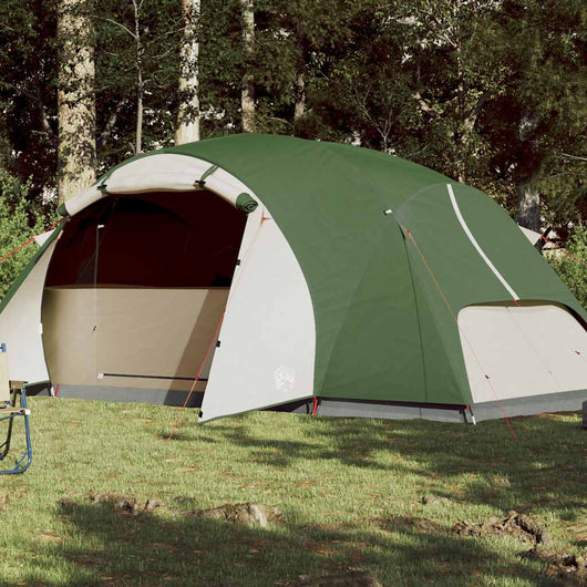 Tenda da Campeggio Crossvent per 8 Persone Verde Impermeabile 94421