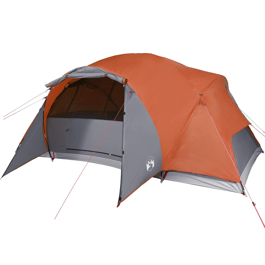 Tenda da Campeggio Crossvent 8 Persone Arancione Impermeabile 94423