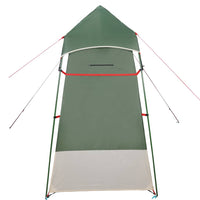 Tenda per Toilette Verde Impermeabile 94424