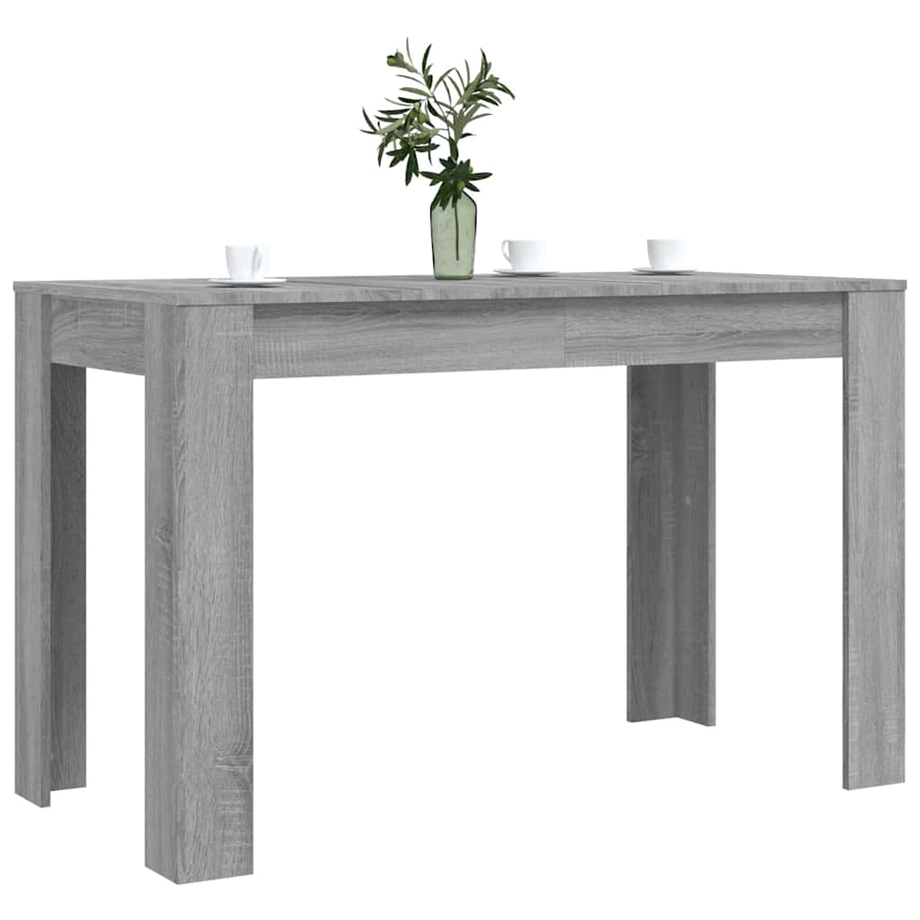Tavolo da Pranzo Grigio Sonoma 120x60x76 cm Legno Multistratocod mxl 108300
