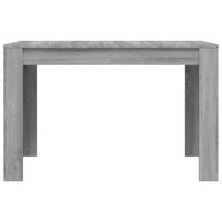 Tavolo da Pranzo Grigio Sonoma 120x60x76 cm Legno Multistrato 838190