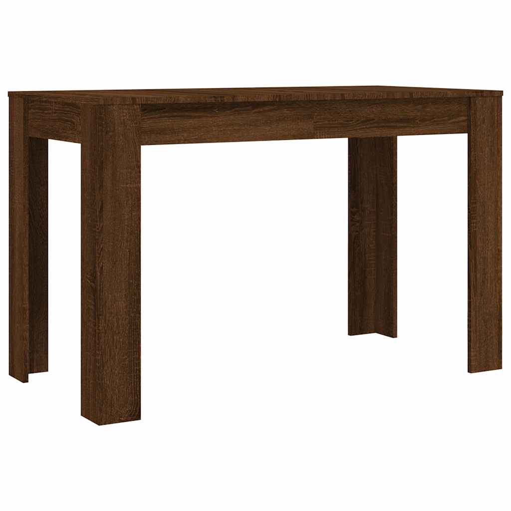 Tavolo da Pranzo Rovere Marrone 120x60x76 cm Legno Multistrato 838191