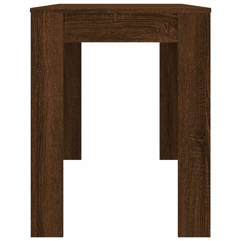 Tavolo da Pranzo Rovere Marrone 120x60x76 cm Legno Multistrato 838191