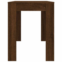 Tavolo da Pranzo Rovere Marrone 120x60x76 cm Legno Multistrato 838191