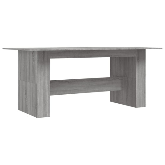 Tavolo da Pranzo Grigio Sonoma 180x90x76 cm Legno Multistrato 838193