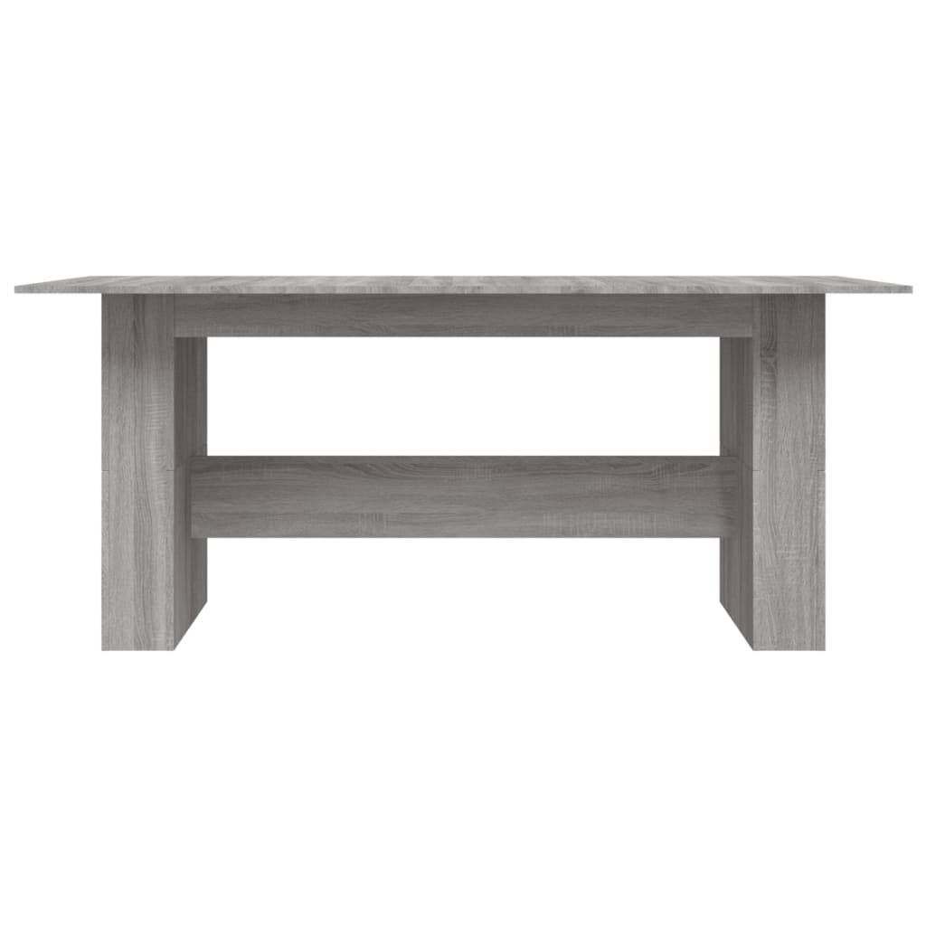 Tavolo da Pranzo Grigio Sonoma 180x90x76 cm Legno Multistrato 838193