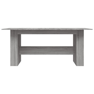 Tavolo da Pranzo Grigio Sonoma 180x90x76 cm Legno Multistrato 838193