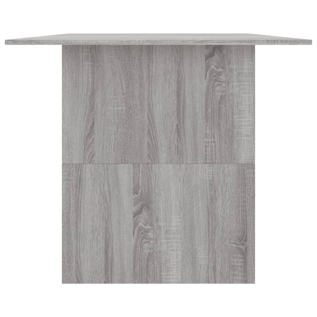 Tavolo da Pranzo Grigio Sonoma 180x90x76 cm Legno Multistrato 838193