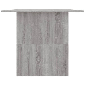 Tavolo da Pranzo Grigio Sonoma 180x90x76 cm Legno Multistrato 838193