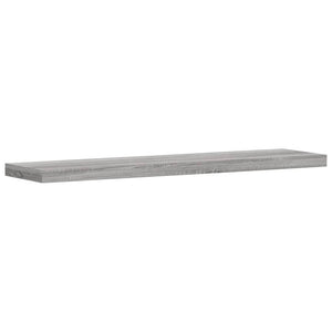 Mensole Parete 4pz Grigio Sonoma 40x10x1,5cm Legno Multistrato 838197