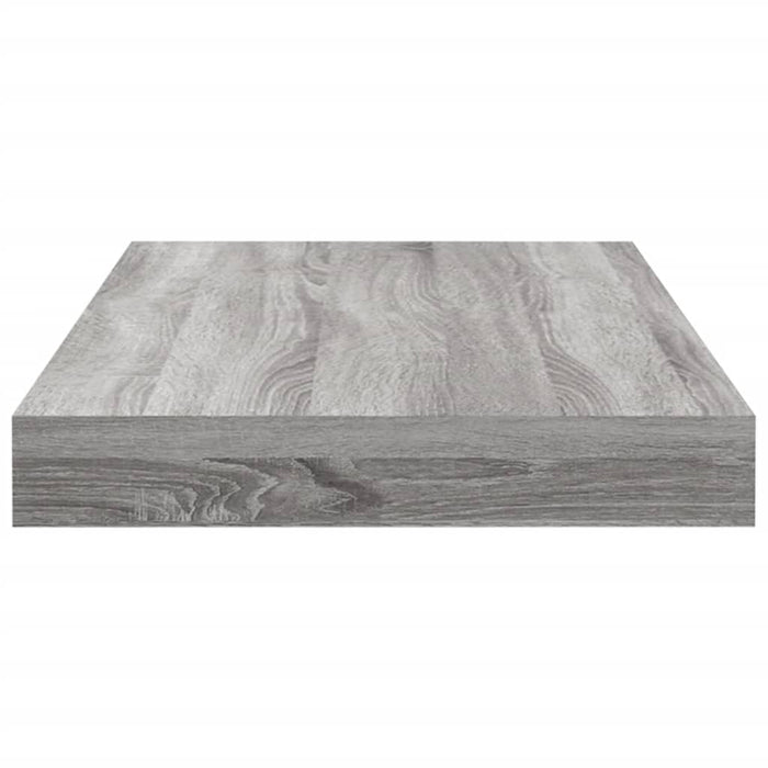 Mensole Parete 4pz Grigio Sonoma 40x10x1,5cm Legno Multistrato 838197