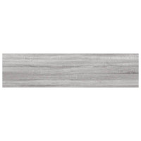 Mensole Parete 4pz Grigio Sonoma 40x10x1,5cm Legno Multistrato 838197