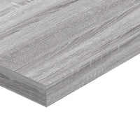 Mensole Parete 4pz Grigio Sonoma 40x10x1,5cm Legno Multistrato 838197