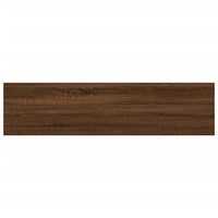 Mensole da Parete 8pz Rovere Marrone 40x10x1,5 cm Multistrato 838200
